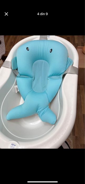 Cadita Rotho-babydesign cu suport inalt si reductor de dus