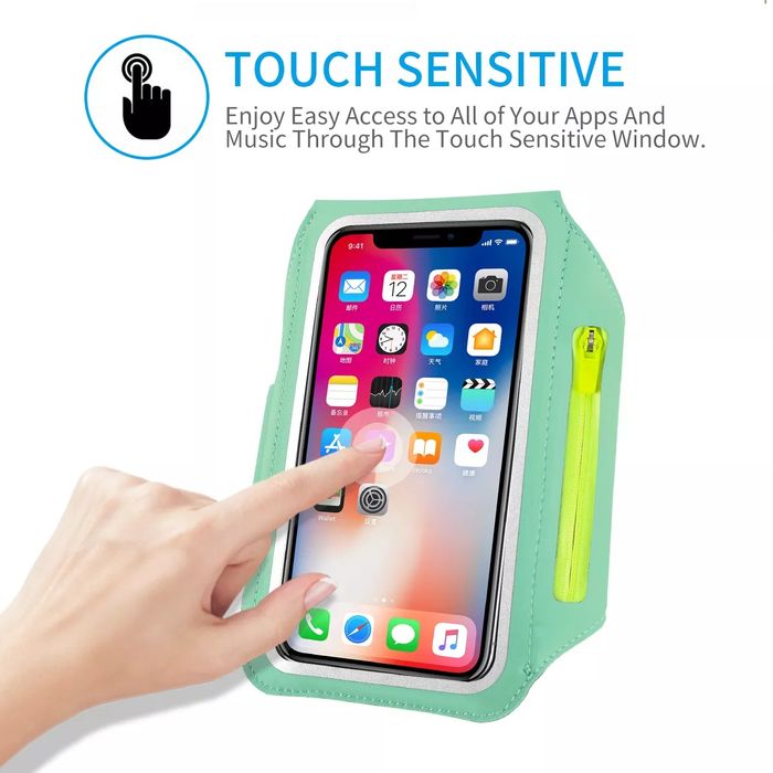 Husa telefon și accesorii cu prindere pe braț