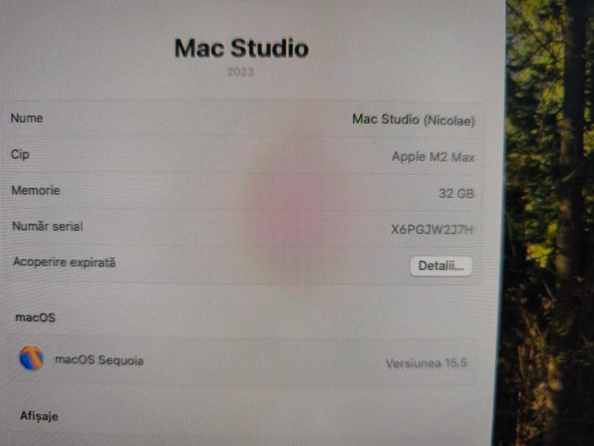 Apple Mac Studio (M2 Max,500GB,32GB,30 nuclee GPU)