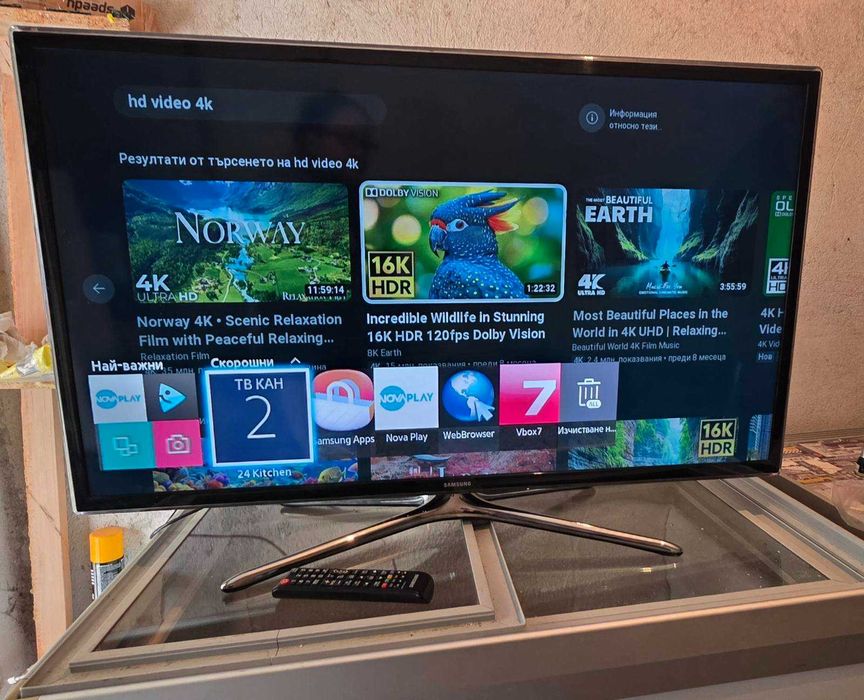 Samsung 40'' Smart TV 3D Full HD LED mod UE40F6320AW-БЕЗУПРЕЧЕН!