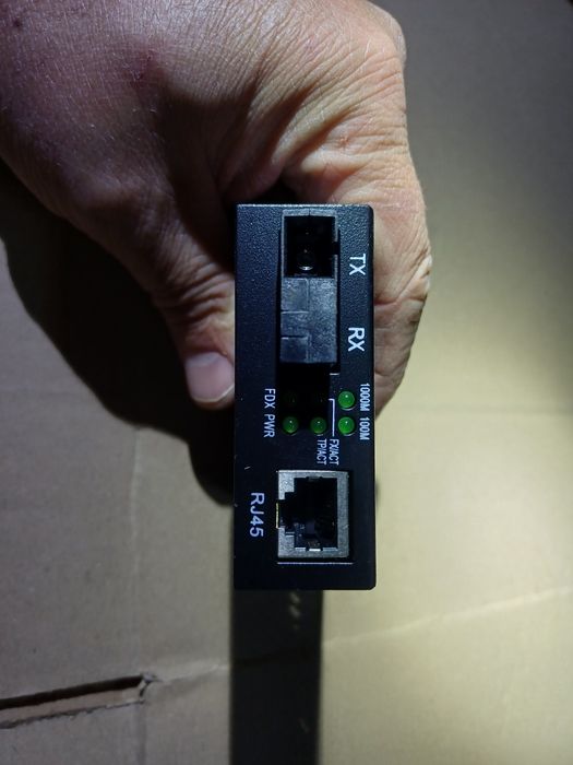 Media Convertor LARICE MCL-1000W/SC20A, Gigabit, WDM, singlemode, 20 K