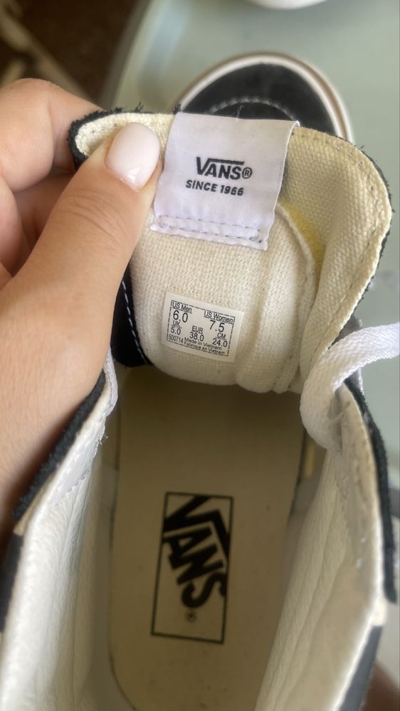 Женская или подростковая обувь кеды Vans