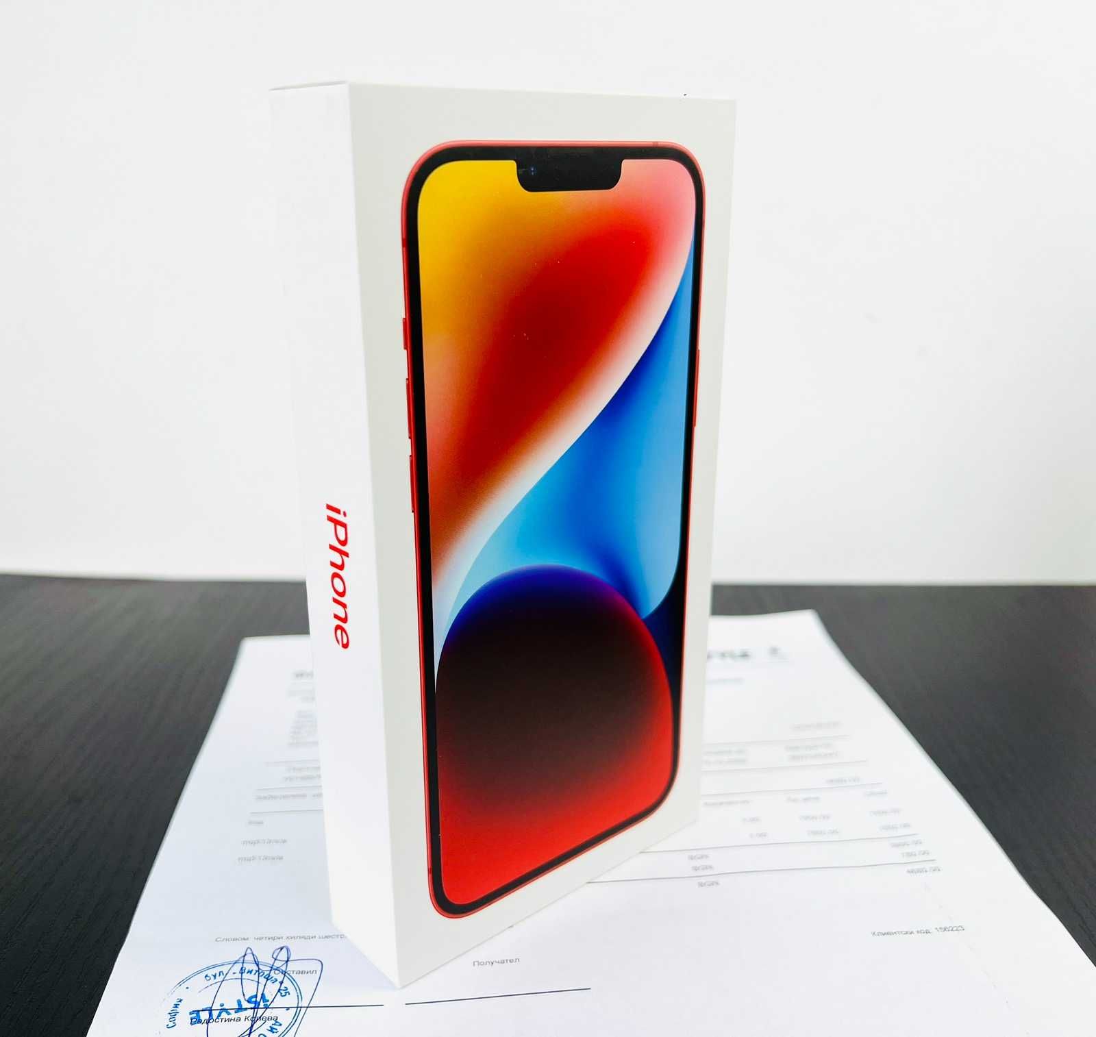 ++ НОВ ++ Apple iPhone 14 128GB Red 2г. Гаранция!