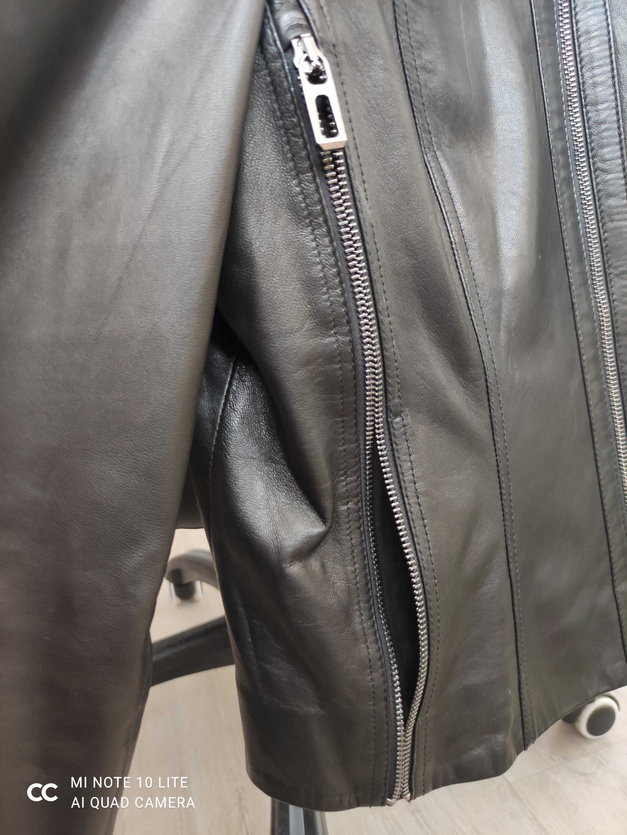 Кожаная куртка женская 50 размер
