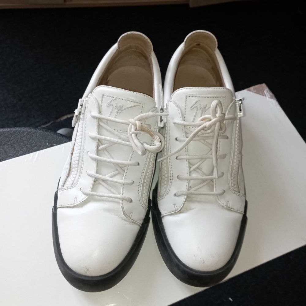 Giuseppe Zanotti shark low, frankie leather, 2 ЧИФТА 43,45 номер..