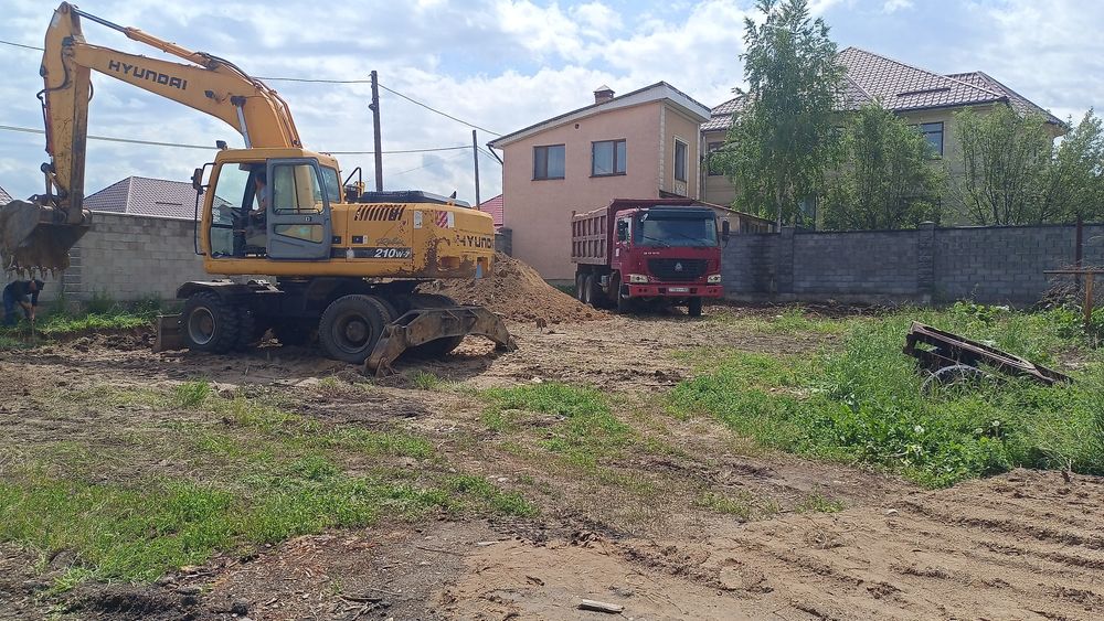 Экскаватор эксковатор аренда услуги . Котлован траншея !