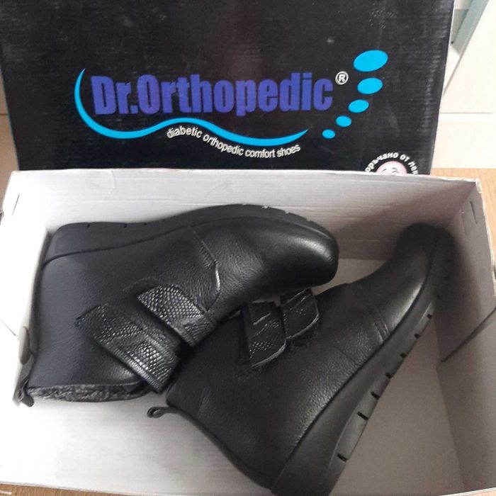 Зимни ортопедични боти N36 на Dr. Orthopedic от естествена кожа, НОВИ