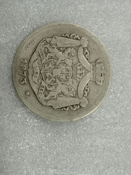 Moneda argint 1 Leu 1873