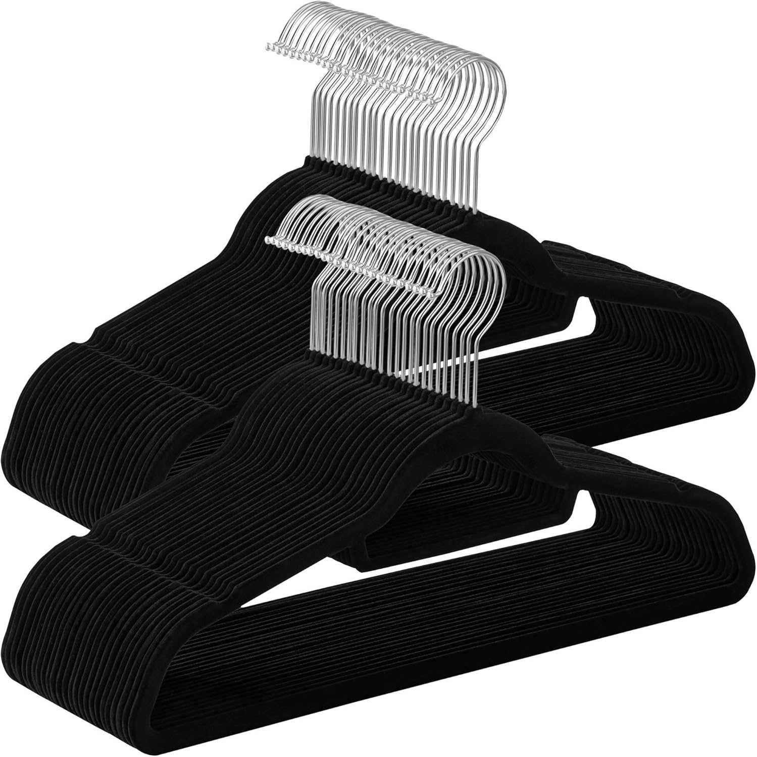 SONGMICS 50 UMERASE  anti-alunecare cu catifea 43,5cm,negre