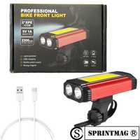 Lanterna Profesionala Bicicleta 1500 Lumeni cu Led Cree,2200Mah,USB