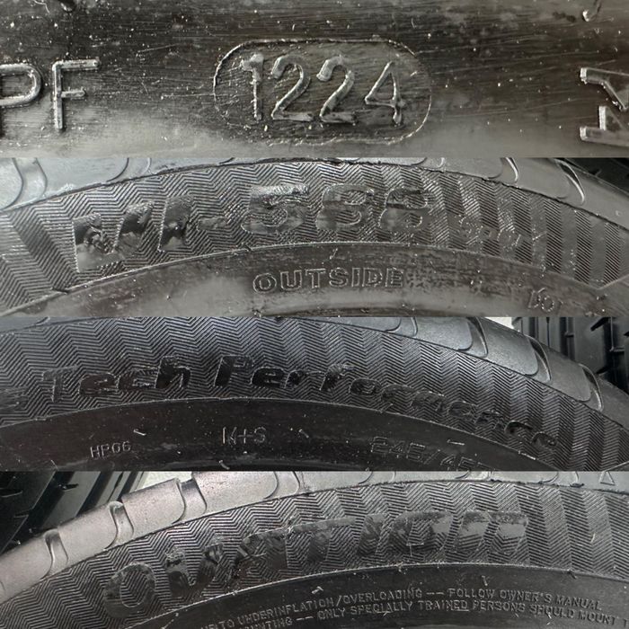 Anvelope 245.45.18 Vara Dot 12/2024 set 4 buc ca Noi