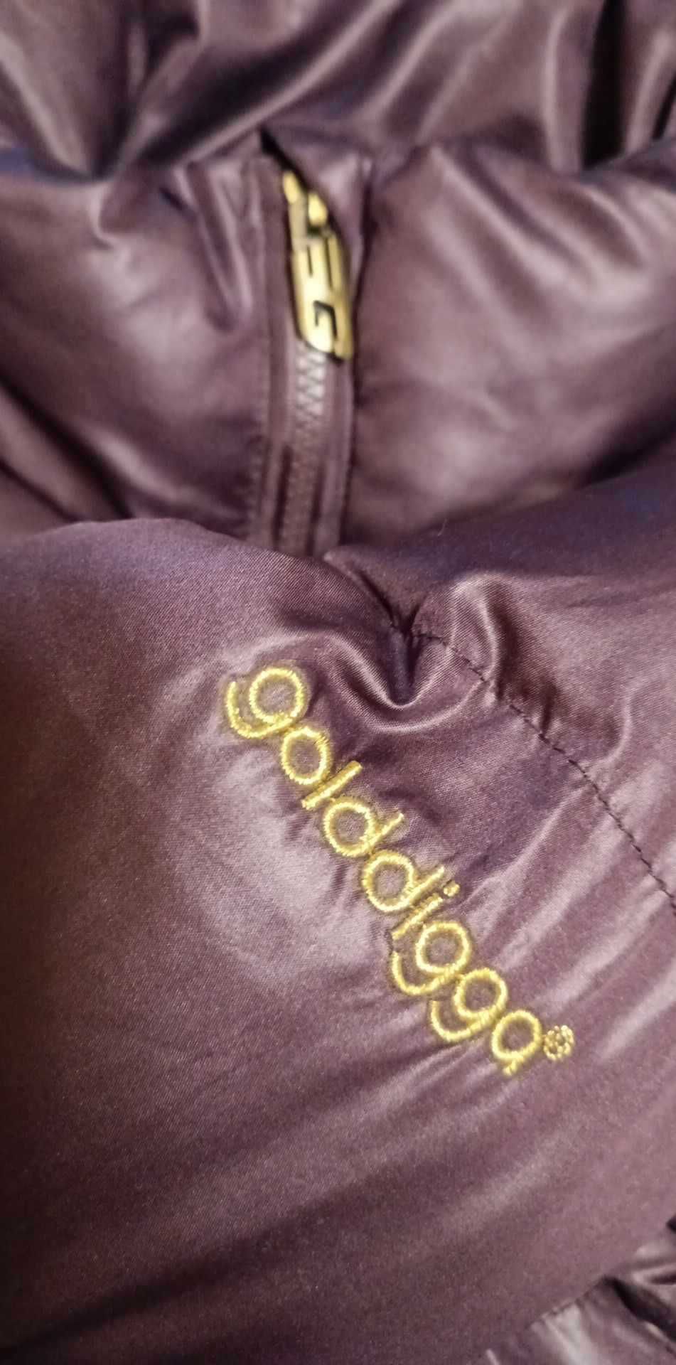 Дамско зимно яке Golddigga, тъмно лилаво