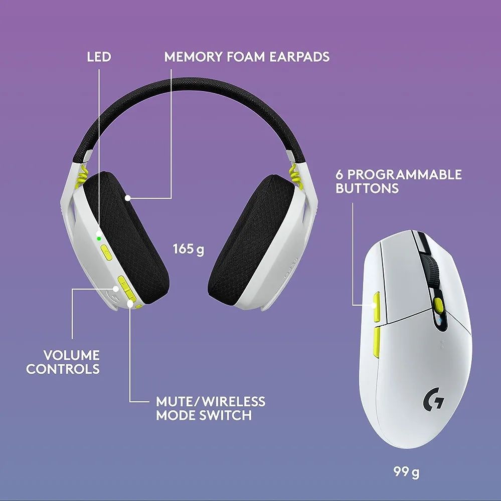 Logitech headset Gaming Combo - G435  original, гарантия