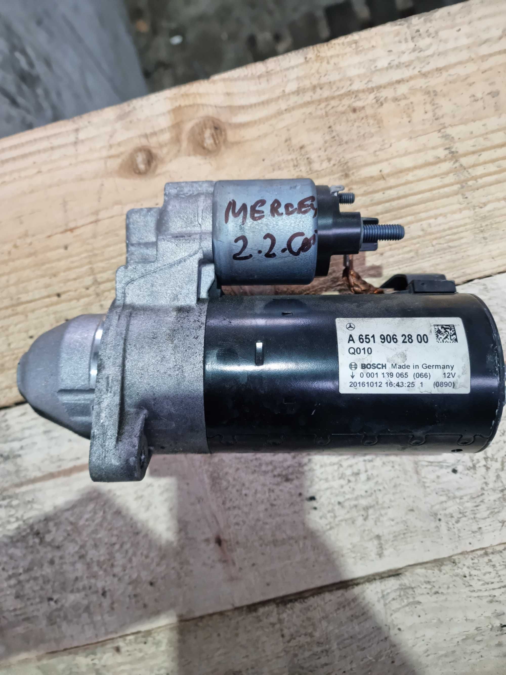 Electromotor Mercedes Sprinter C Cls E Class 2.2 A6519062800