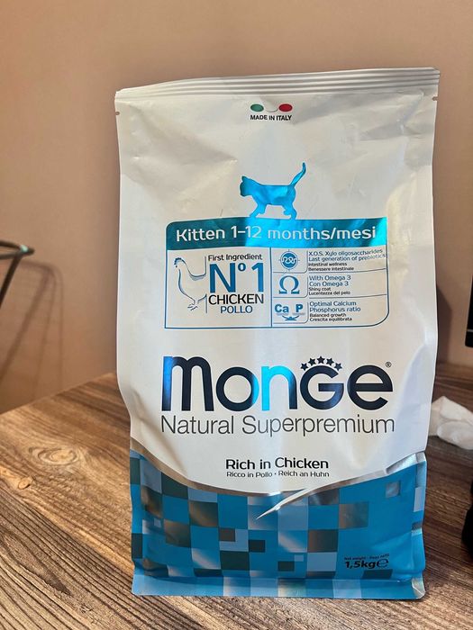 Корм Monge Superpremium Kitten (для котят)