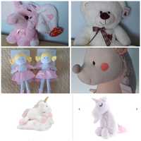 Нови играчки - плюшени, мека кукла, еднорог, мече, слон, подарък
