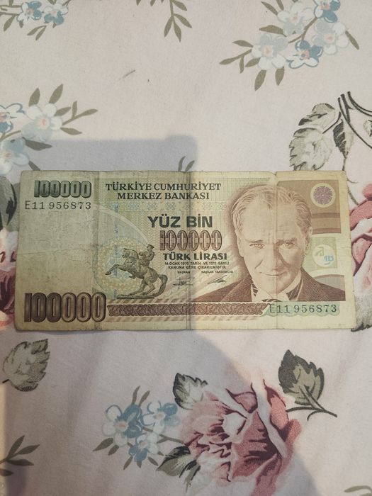 Vând bancnota lire turcească