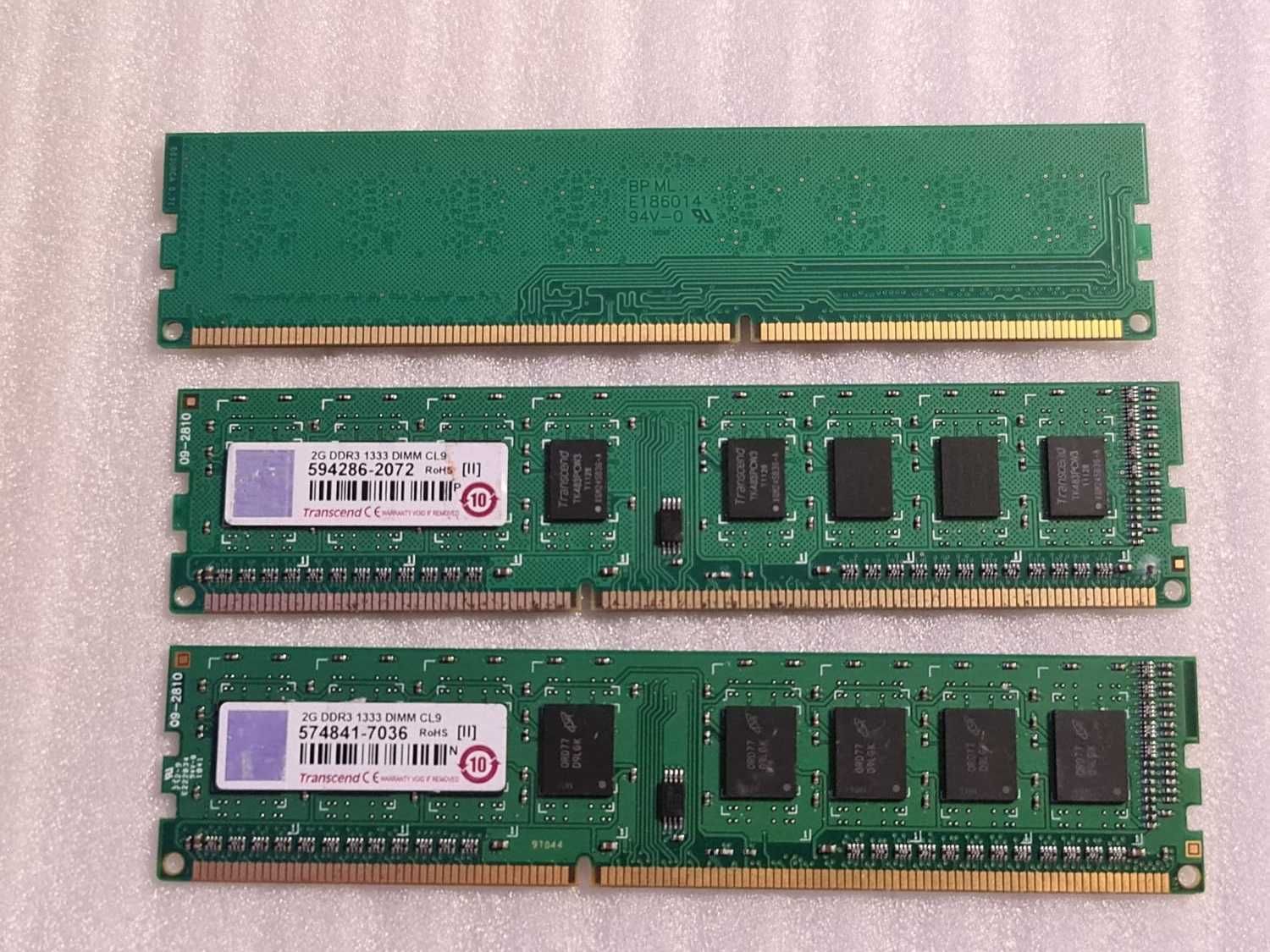 Memorie RAM desktop Transcend 2GB DDR3-1333MHz - poze reale