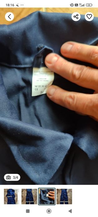 Vand combinezon protectie marime 54