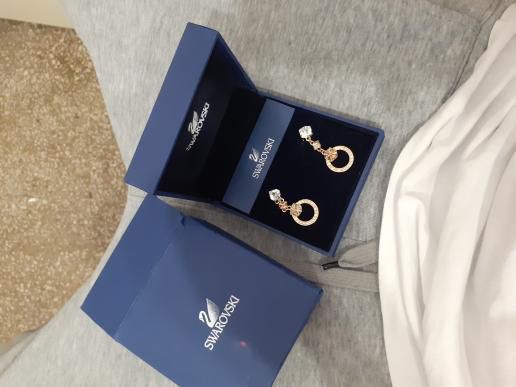 Cercei Swarovski originali - Noi în cutie