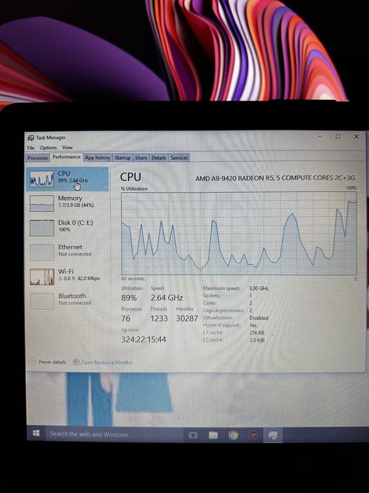 Laptop HP notebook 15-bw010nq