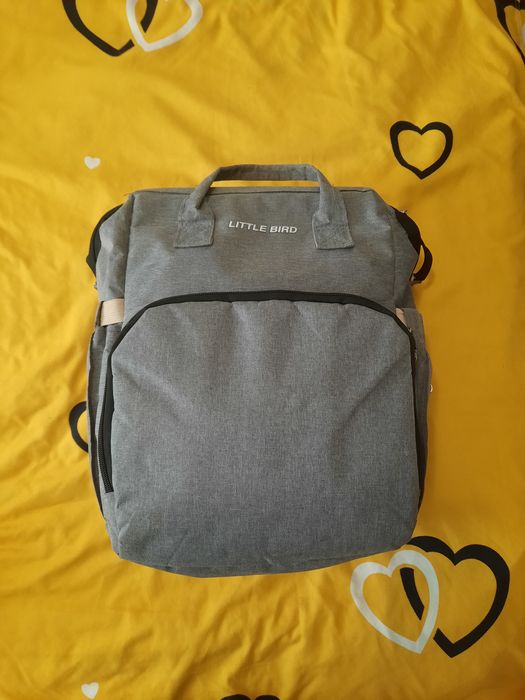 Geanta – Rucsac multifunctional pentru Scutece Bebelusi cu patut pliab