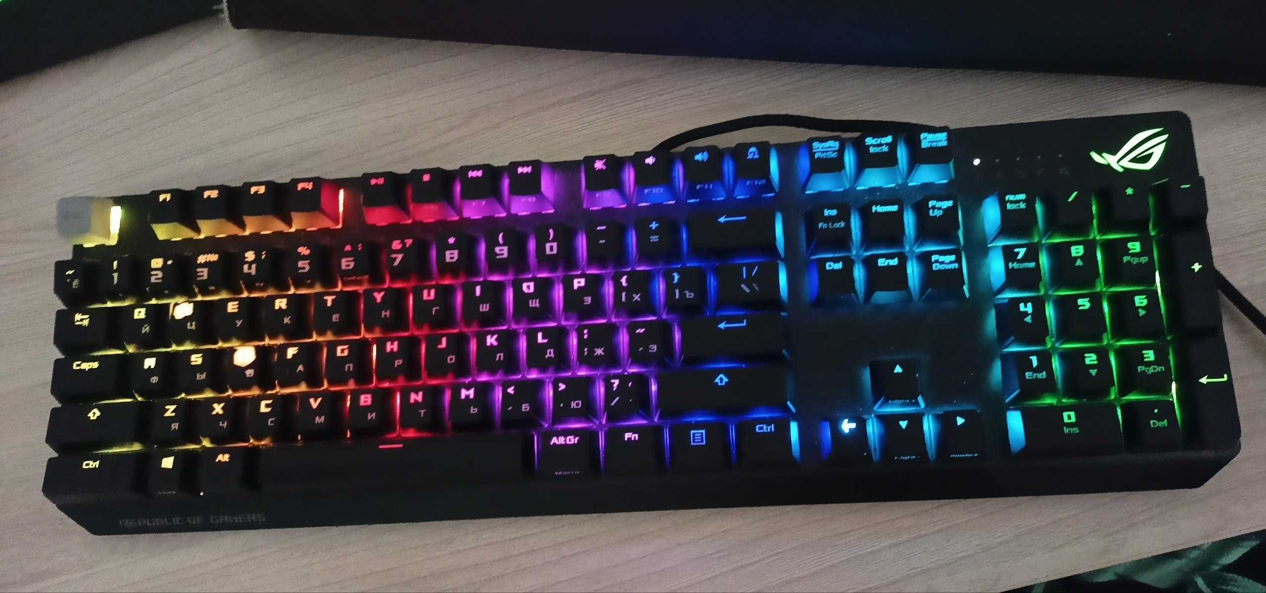 Игровая клавиатура ASUS ROG Strix Scope NX, Black (FullSize)