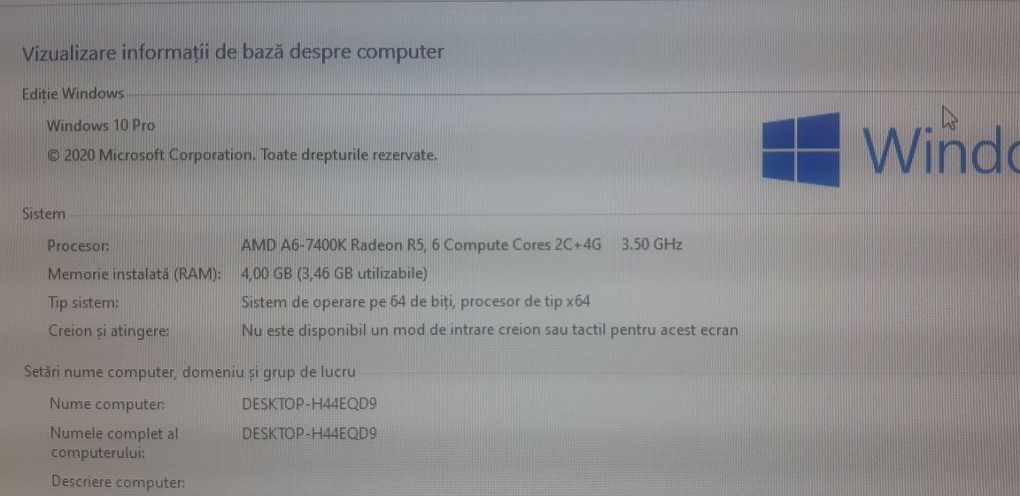 Kit AMD A6-7400 4GB rami DDR3 placa de baza  MSI A68HM-P33 V2