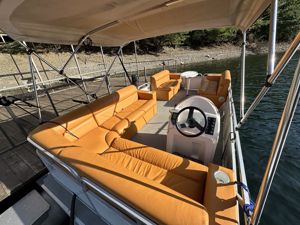 Vand ponton catamaran electric independent cu peridoc