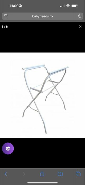 Suport cadita bebe pliabil BabyNeeds Primabobo