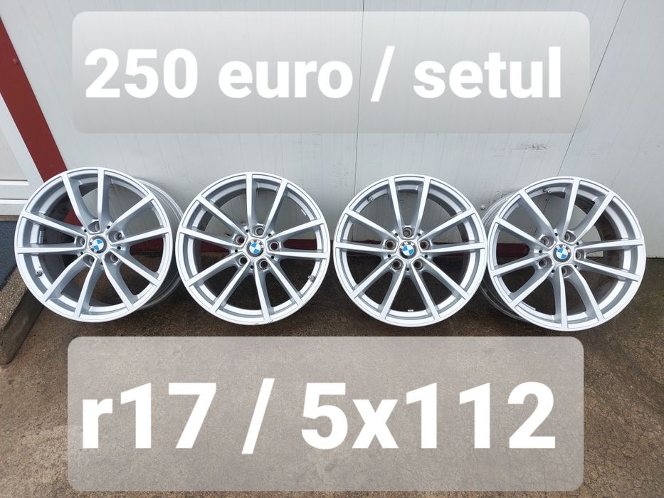 Jante aluminiu originale r17 / Bmw Vw Audi Skoda Seat / 5x112 / ET 30
