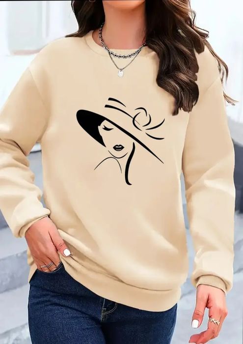 Женский модный пуловер