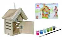 Дървена къщичка за калинки - Построй и оцвети