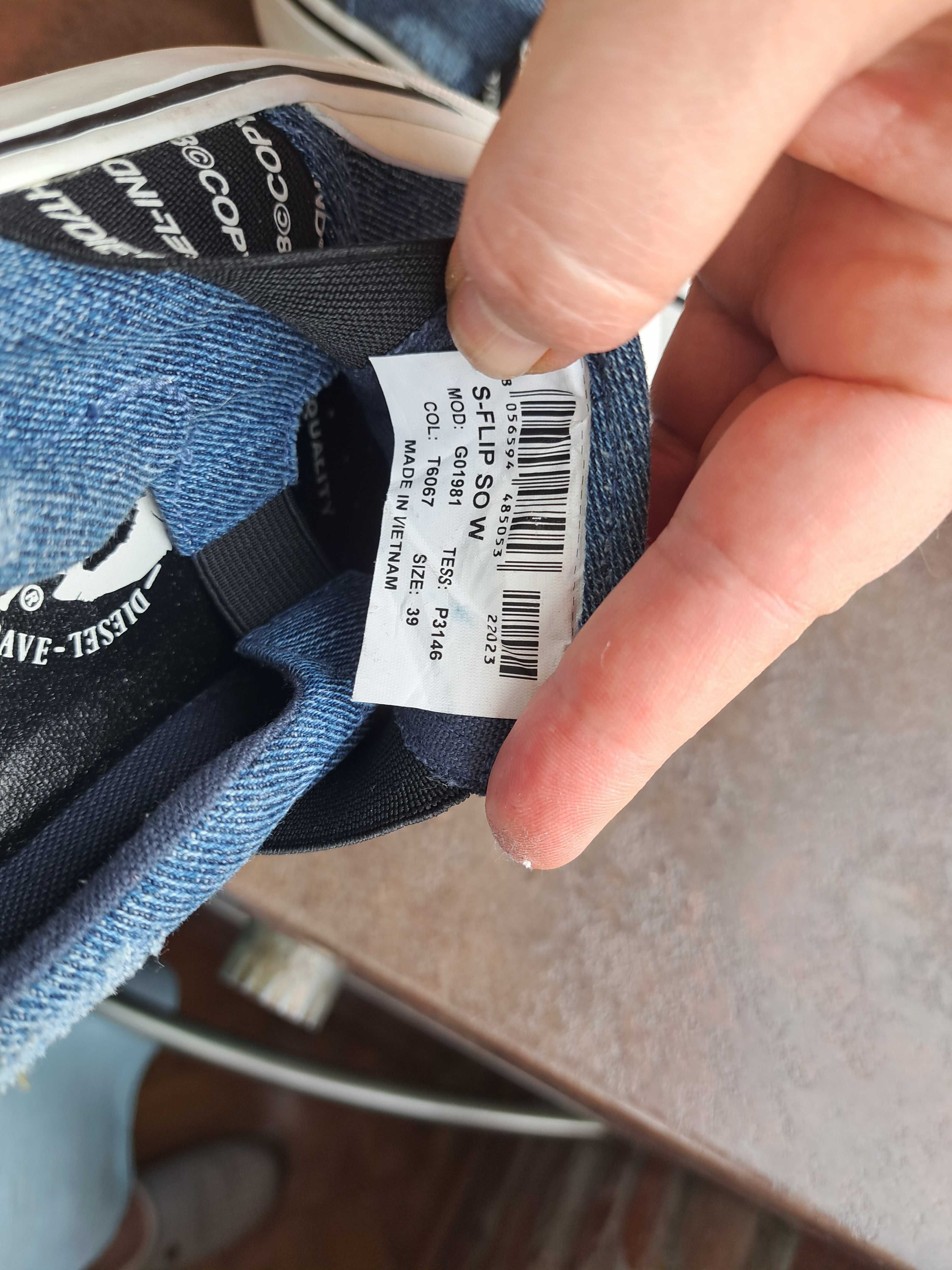 дамски кецове,дънкови гуменки,спортни обувки,маратонки,Diesel,ном.39