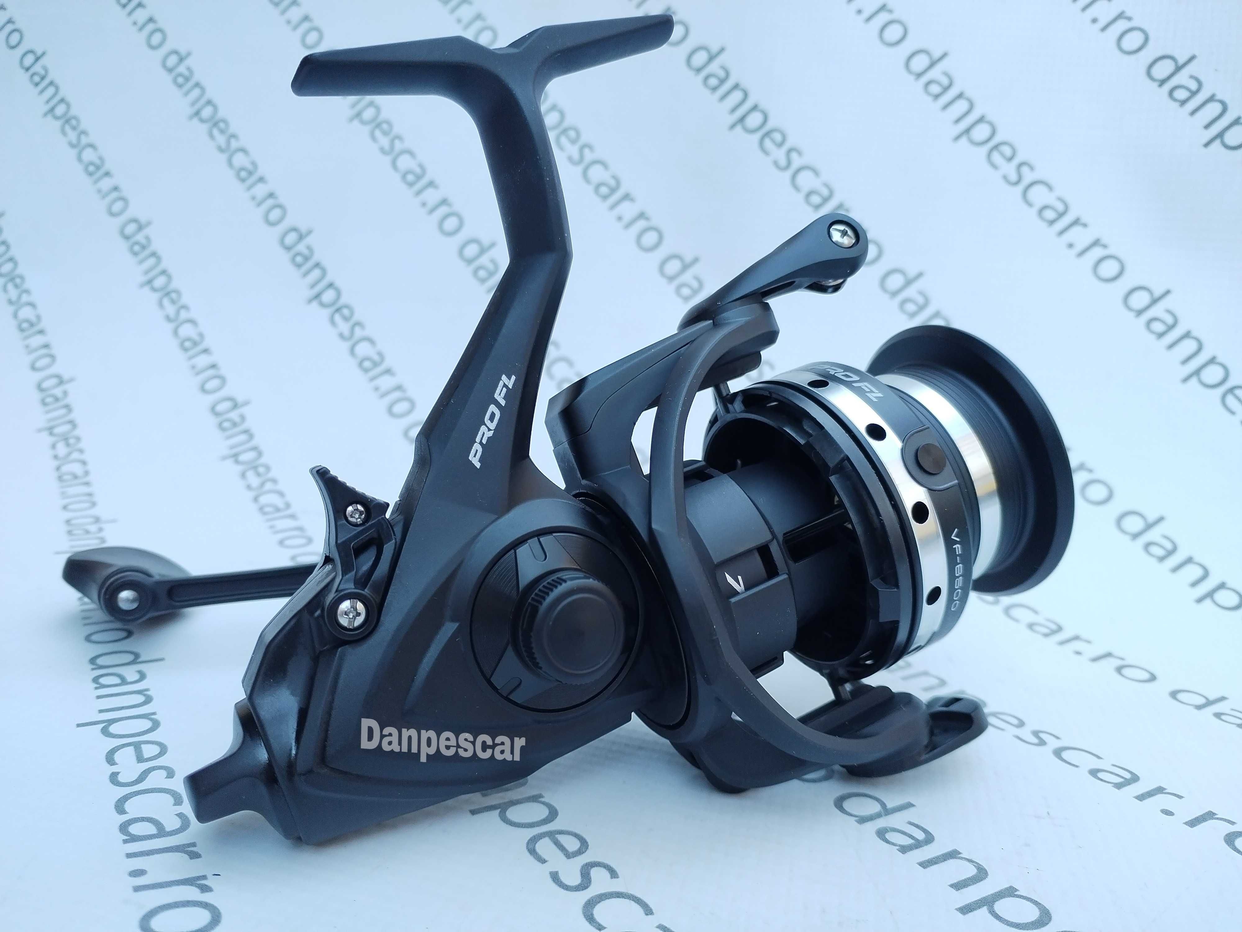 SET 4 Mulinete Feeder si Crap PRO FL VIRUS VF6500 Long Cast+baitrunner