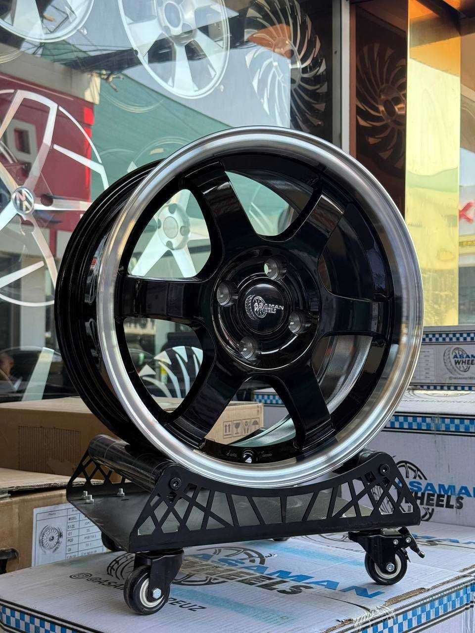 Asaman Rays TE37 5 Spokes Yengil Sport Saka Diskalar 15R 7J 4/100