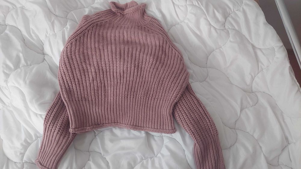Дамски Розов Пуловер