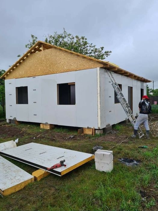 Vând Casa modulara7x7m din structura metalica