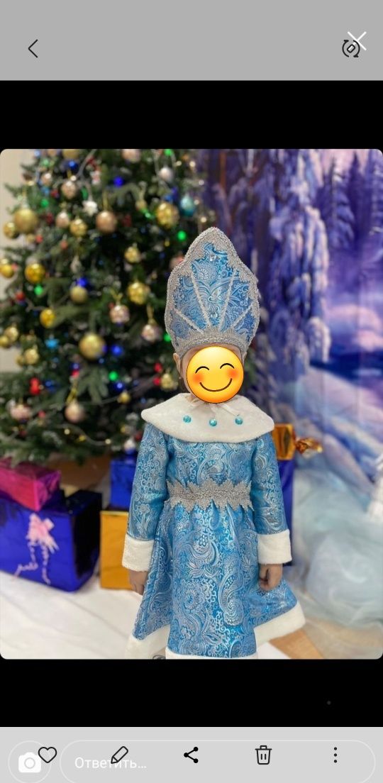 Новогодный костюм снегурочка  елка