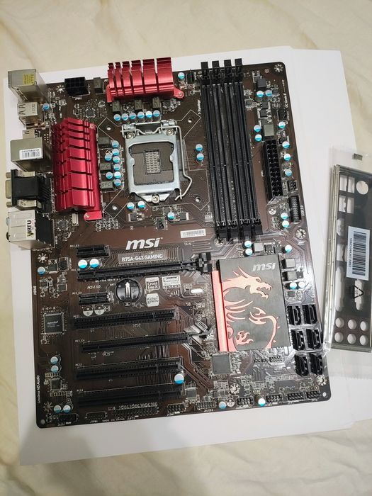 Дънна платка MSI B75A-G43 GAMING Socket 1155