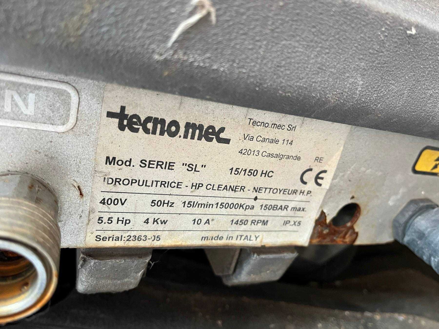 Продавам професионална водоструйка / пароструйка Tecnomec SL 15/150