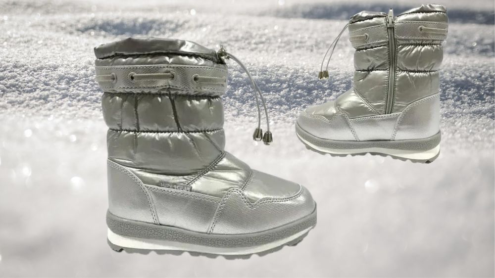 Детски апрески в сребристо и черно -28/35