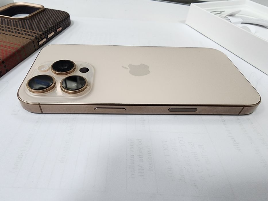 Iphone 16 Pro Tinu Desert 128GB Karobka DK Tinuu 98% Batareka