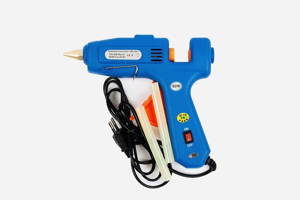 Фирменный клеевой электро пистолет в два режима 50 v и 100v