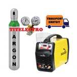 Aparat sudura otel inox Digital Tig 200 + tun 8L argon plin + ceasuri