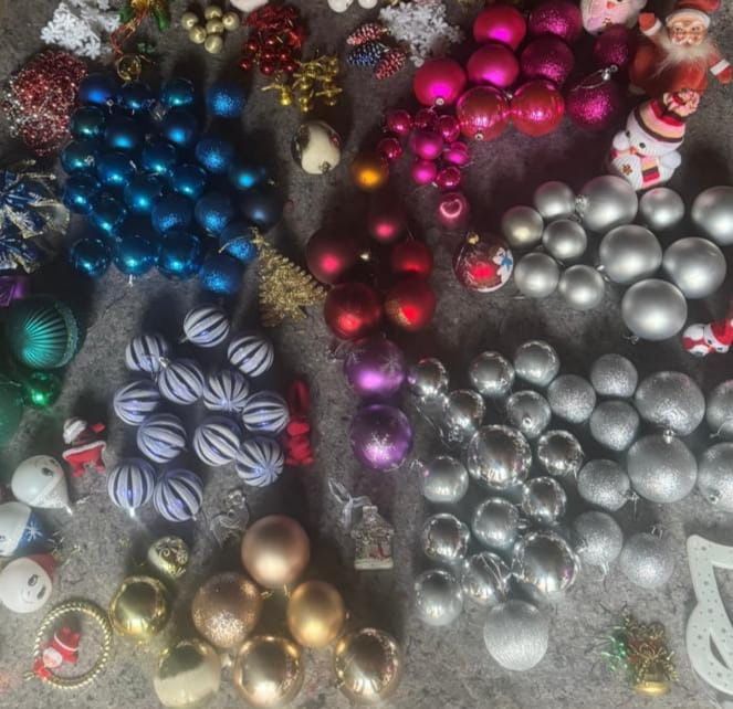 Елочные игрушки современные шары