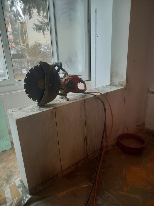 Taiat Carotare Decupari Pereti Beton Armat Decopertat Gresie Bucuresti