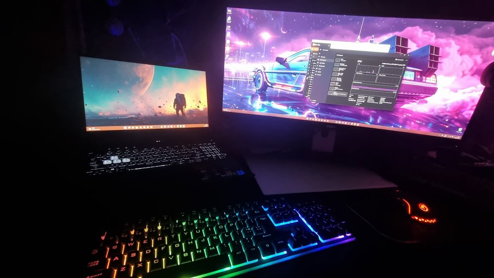 ASUS TUF F15 за видео обработка 64ram 2бр nvme 2000gb 3050ti i7-12650h