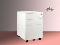 Dulăpior de acte tip Rollbox din Metal alb