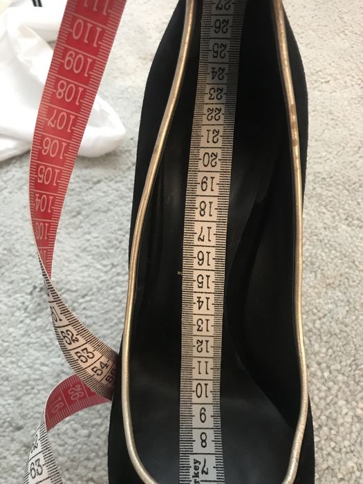 Casadei Stiletto blade black with golden rim